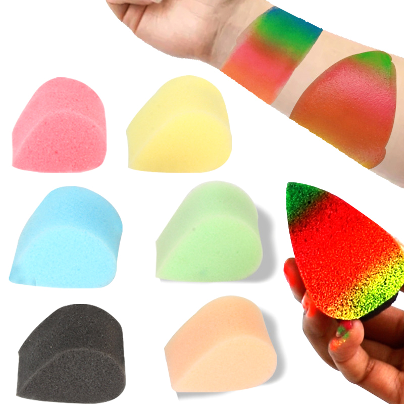 Art Craft Kindergarten - 10PCS Petal Shape Face Paint Sponges