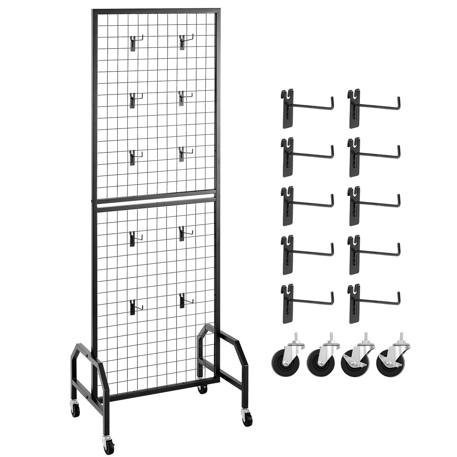 Art Craft Display - Grid Wall Panel, 1.9 x 5.4