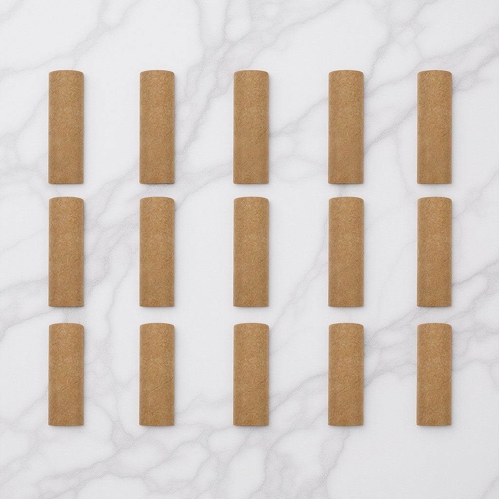 Art Craft School - 15Pcs Kraft Paper Tubes Multi-Use Cardboard