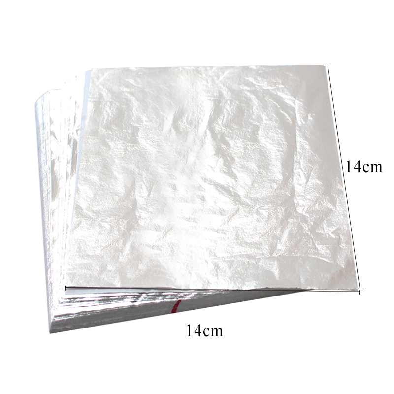 Art Craft With Leaves - Imitation Silver Leaf Foil Sheets Aluminum
