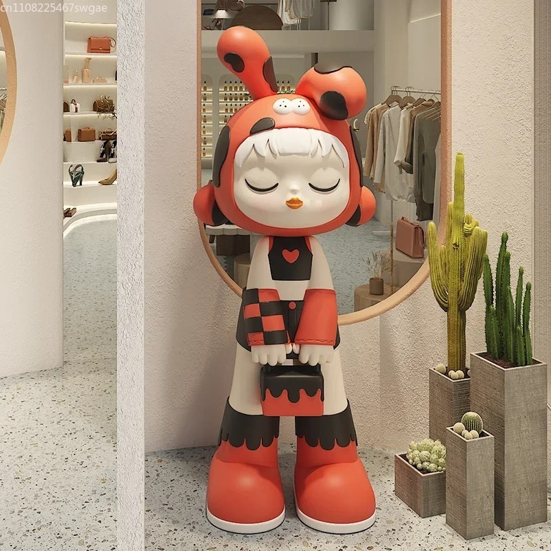 Art Cartoon Girl Statue Indoor - Art Craft Accessories ulasan dan harga