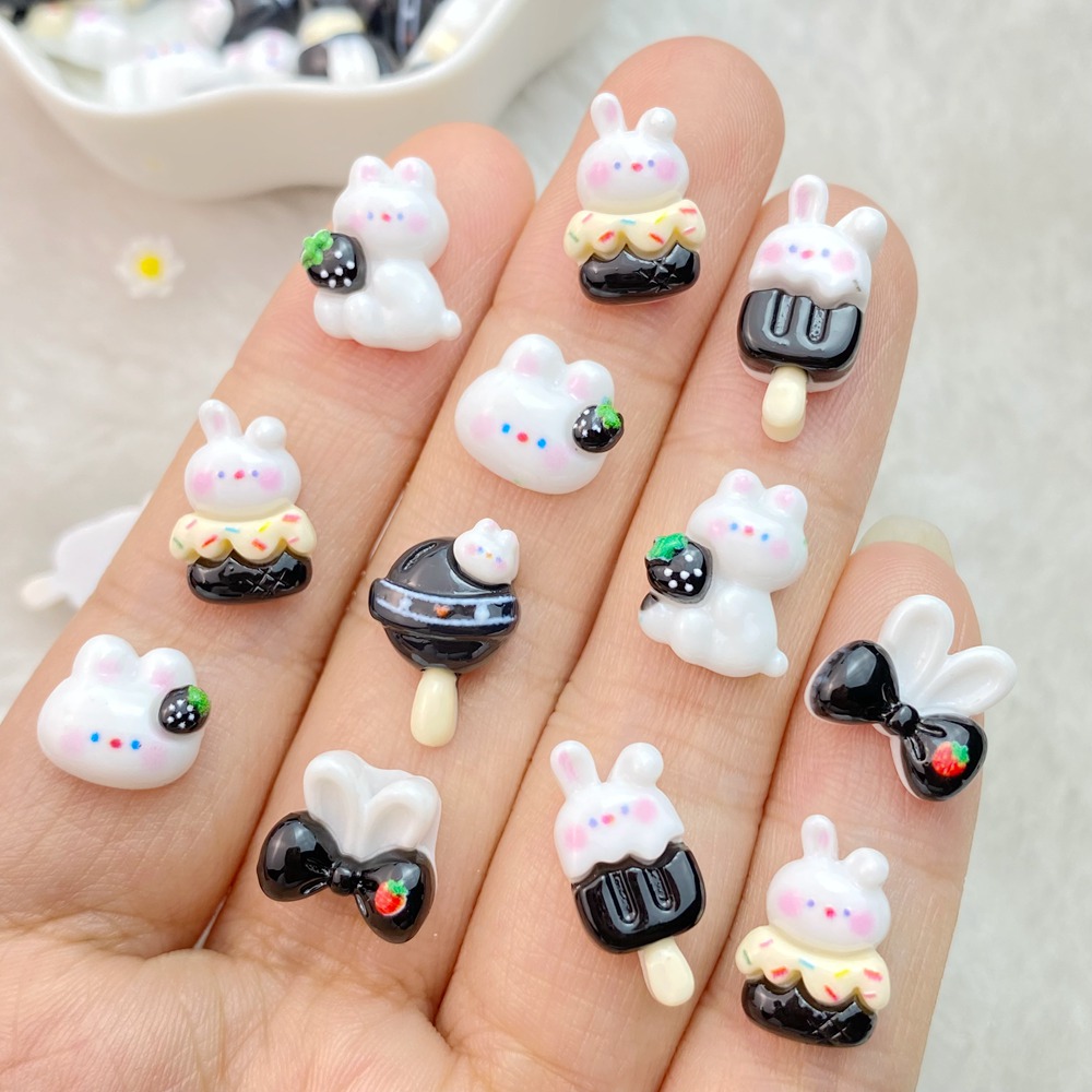 20Pcs Mixed Nail Art Resin Car - Art Craft Rabbit ulasan dan harga