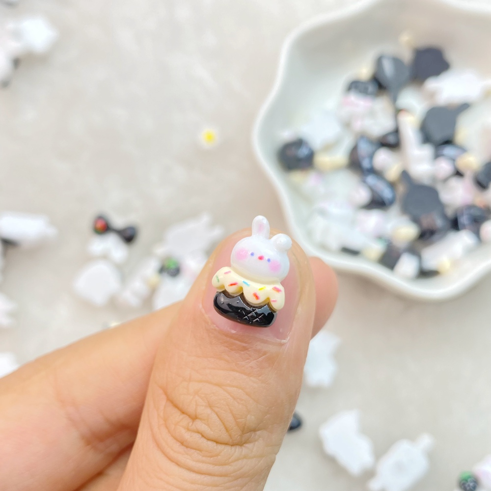 20Pcs Mixed Nail Art Resin Car - Art Craft Rabbit ulasan dan harga