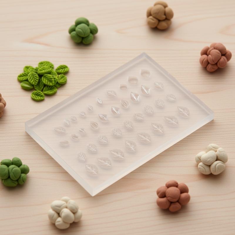3D Mold Silicone Nail Art Deco - Art Craft With Leaves ulasan dan harga