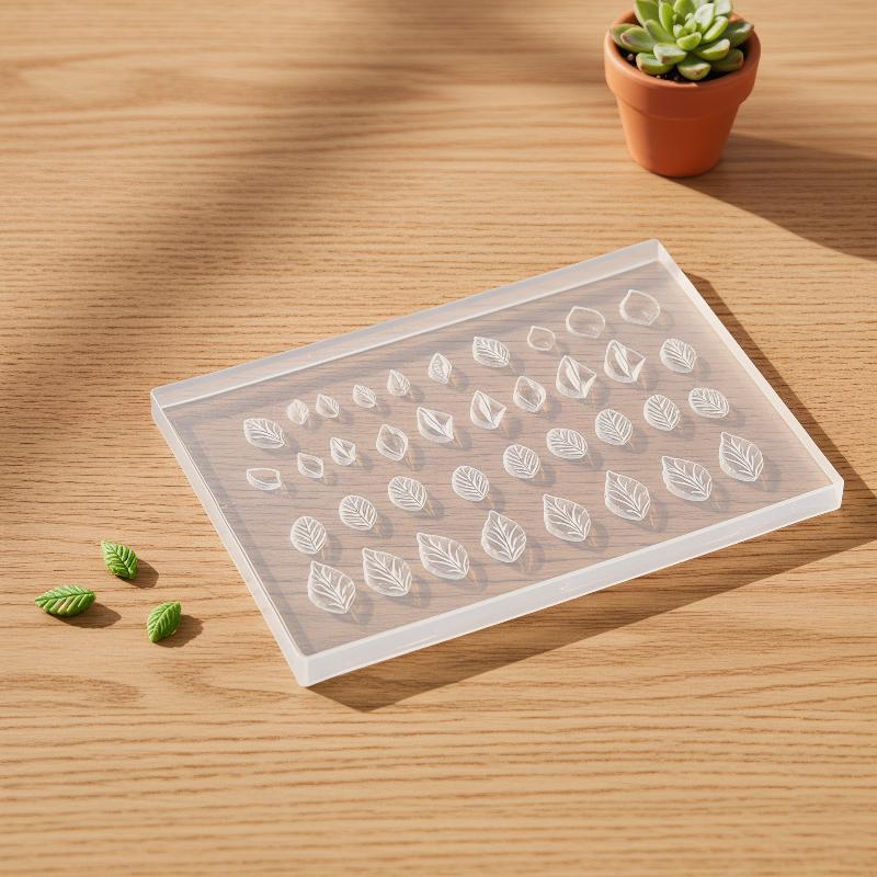 3D Mold Silicone Nail Art Deco - Art Craft With Leaves ulasan dan harga