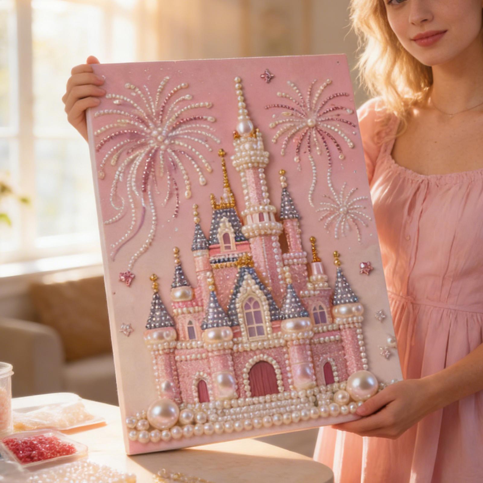 DIY Pearl Painting Kit Beaded  - Art Craft Gifts For Adults ulasan dan harga