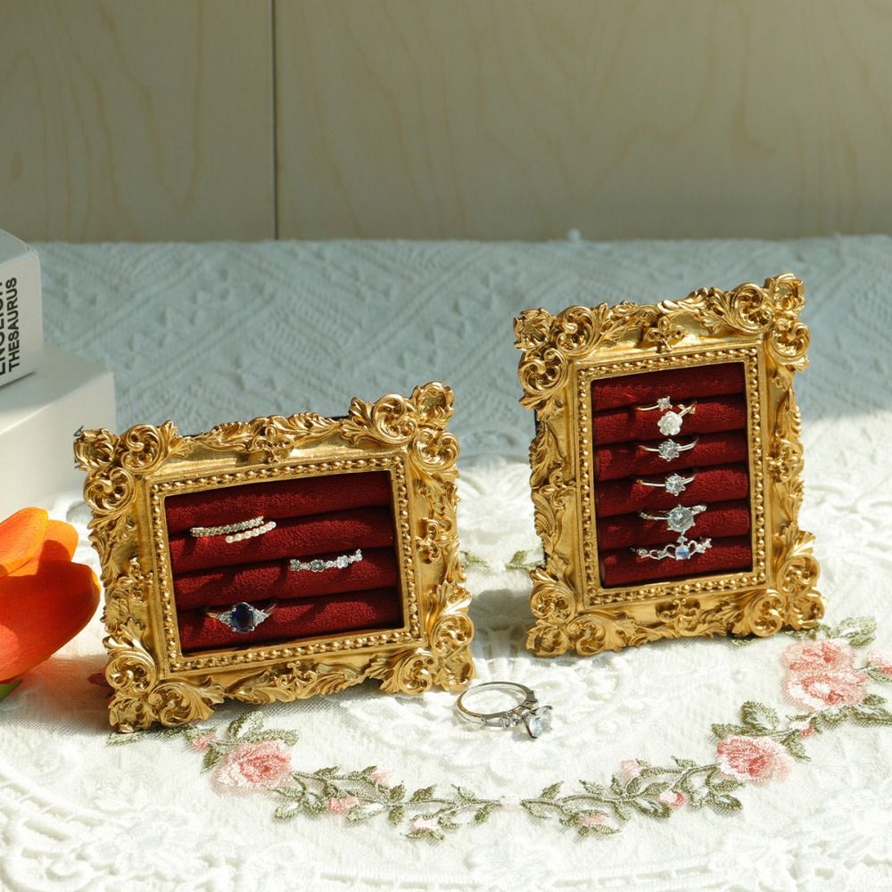 Vintage Gold Ring Display Stan - Art Craft Display ulasan dan harga