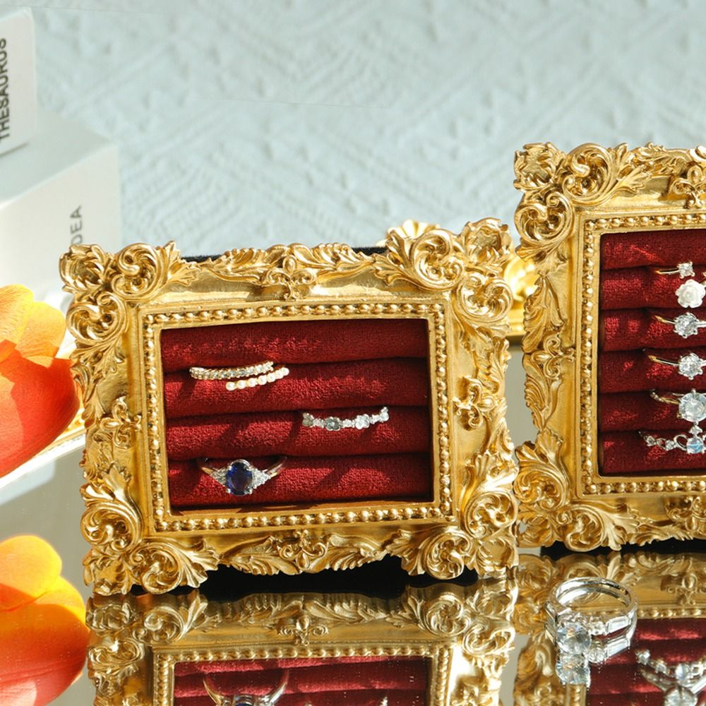 Vintage Gold Ring Display Stan - Art Craft Display ulasan dan harga