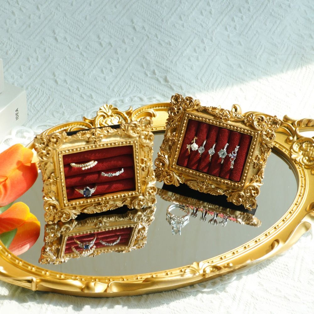 Vintage Gold Ring Display Stan - Art Craft Display ulasan dan harga