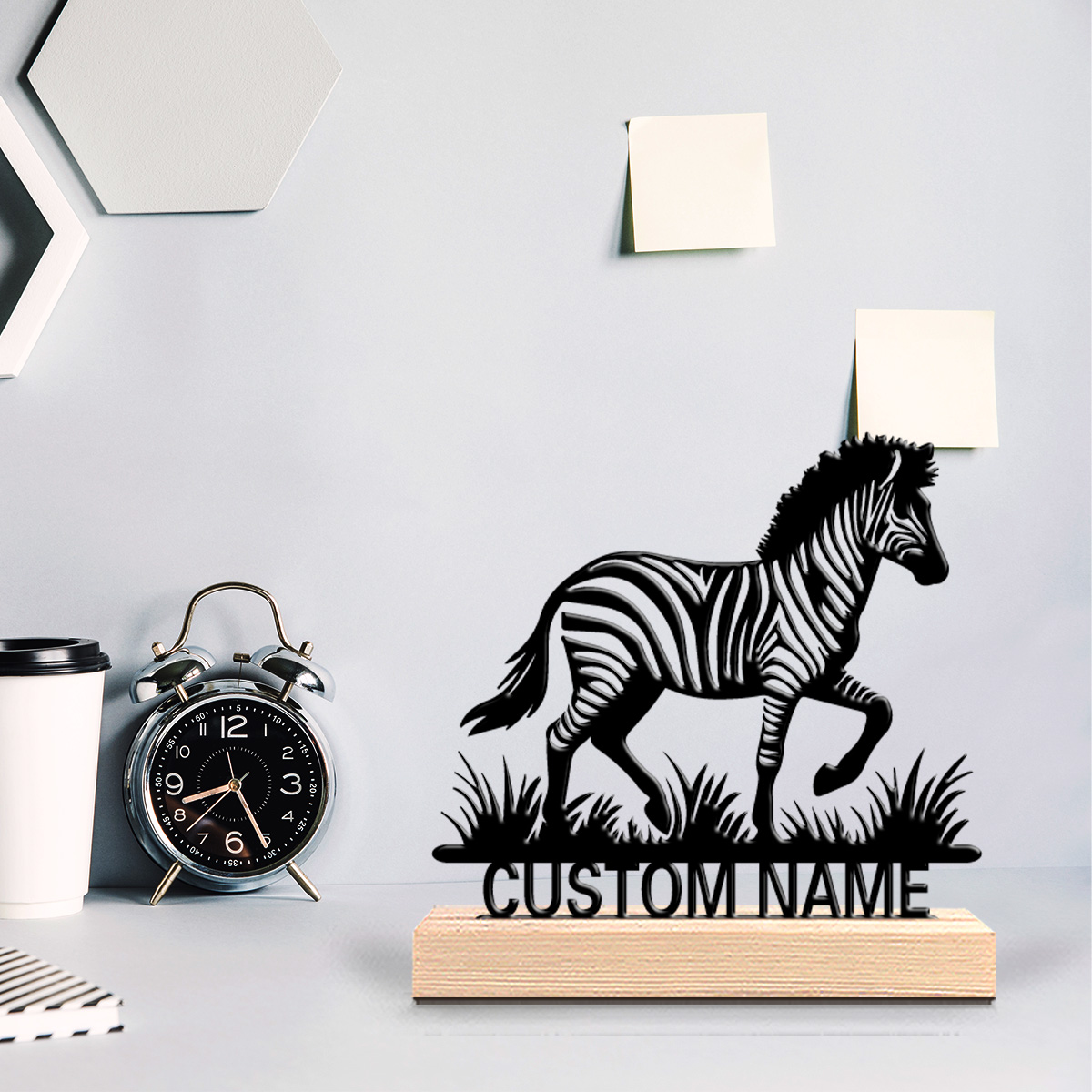 1pc Zebra Customizable Letter  - Art Craft Zebra ulasan dan harga