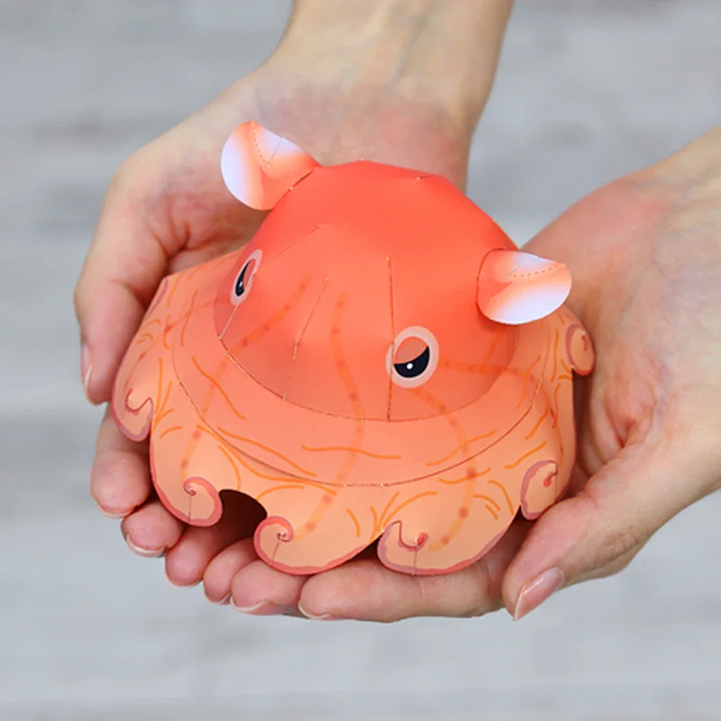 Flapjack Octopus Folding Origa - Art Craft Cardboard ulasan dan harga