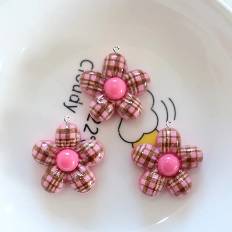 10Pcs Sweet Flower Planar Resi - Art Craft Accessories ulasan dan harga