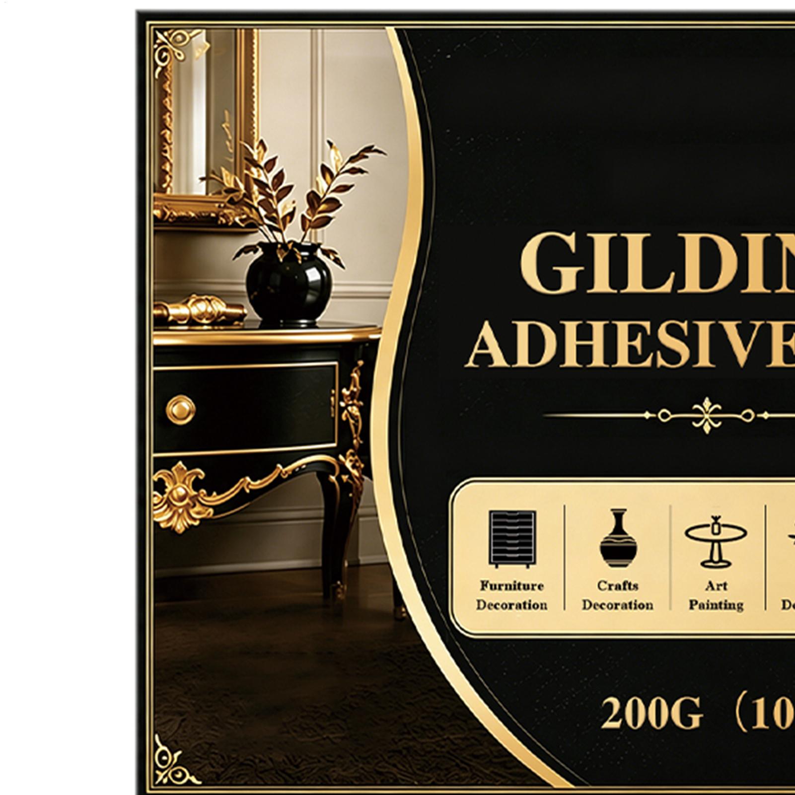 NEW Gilding Adhesive Water-Bas - Art Craft Furniture ulasan dan harga