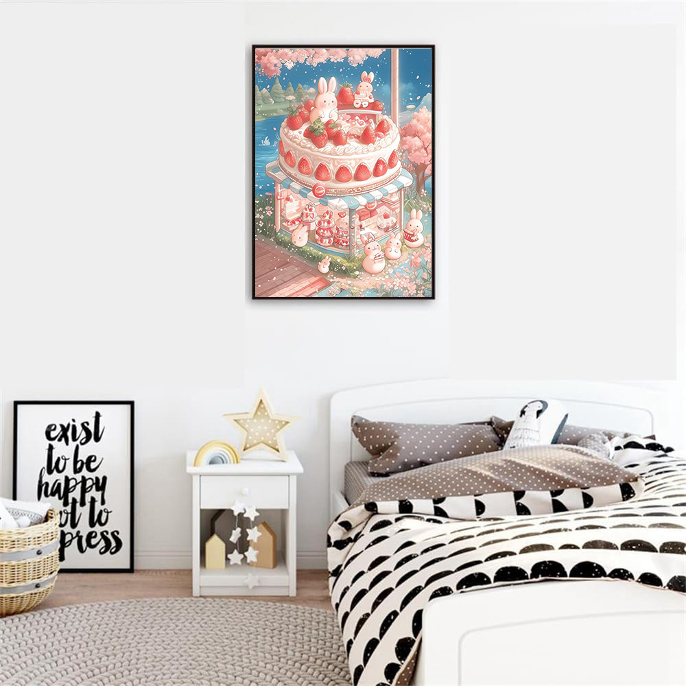5D Diamond Painting Kits Food  - Art Craft Rabbit ulasan dan harga