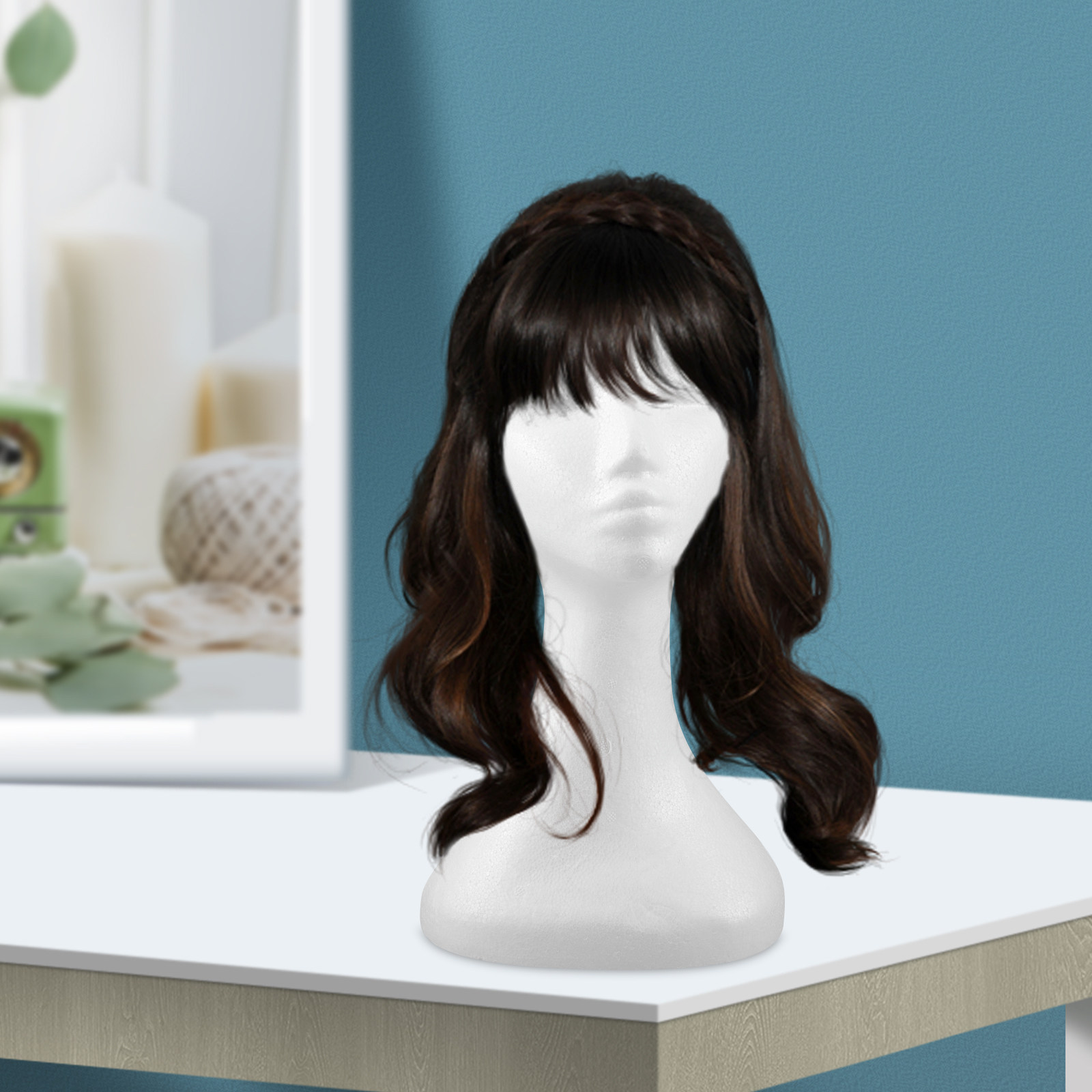 Male Foam Mannequin Head for W - Art Craft Display ulasan dan harga