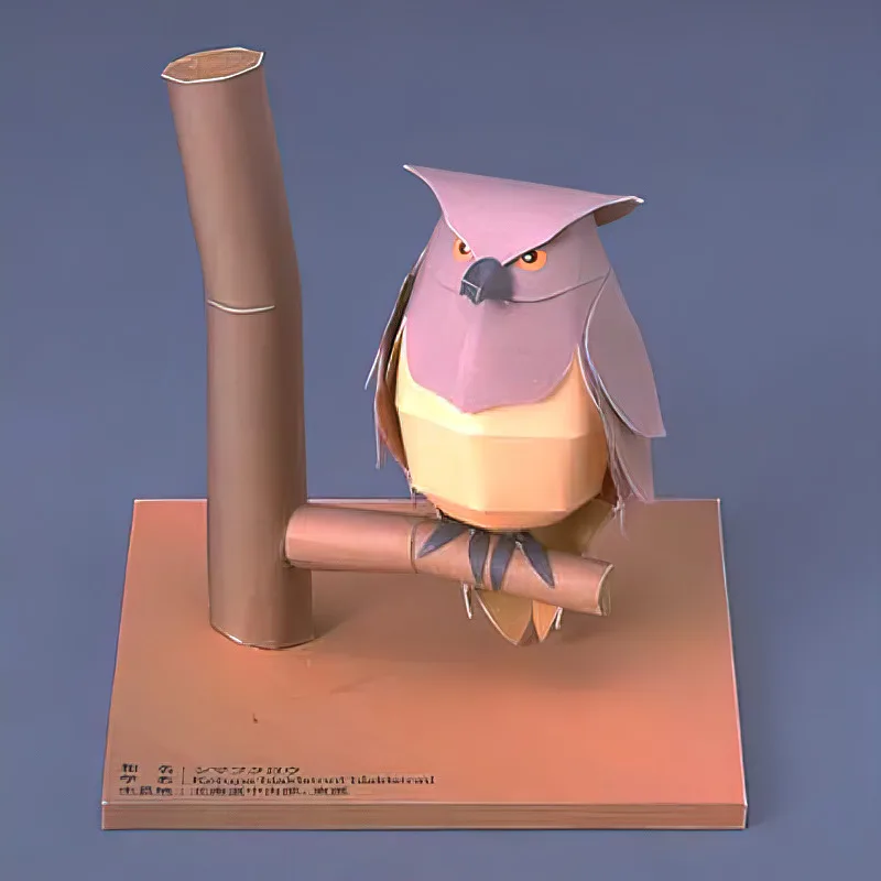 Blakiston's Fish Owls Origami  - Art Craft Cardboard ulasan dan harga