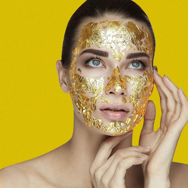 Real 24K Gold Leaf Sheets in 3 - Art Craft With Leaves ulasan dan harga