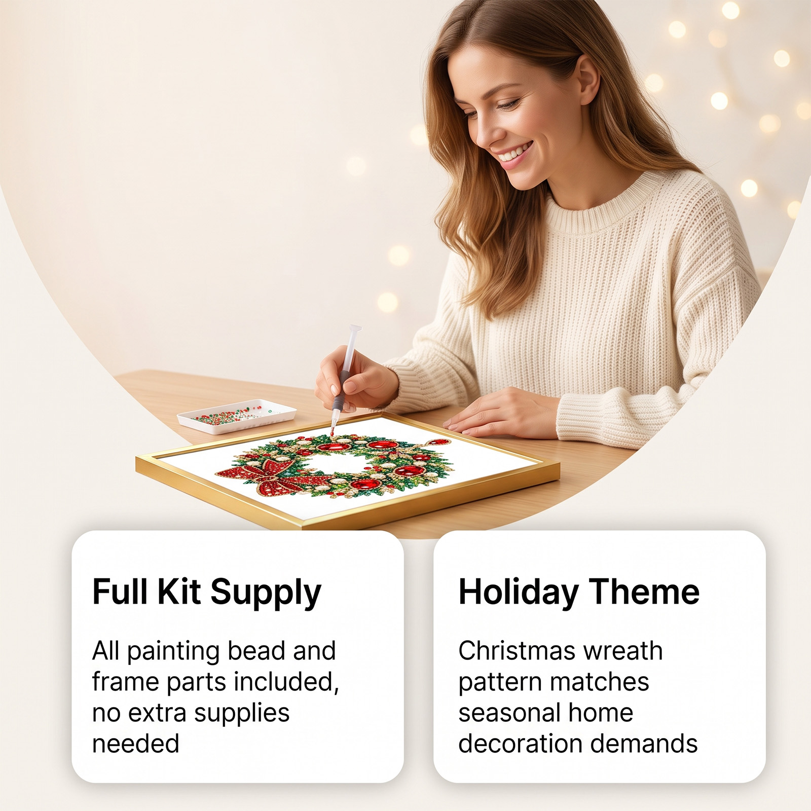 Christmas DIY Diamond Painting - Art Craft Gifts For Adults ulasan dan harga