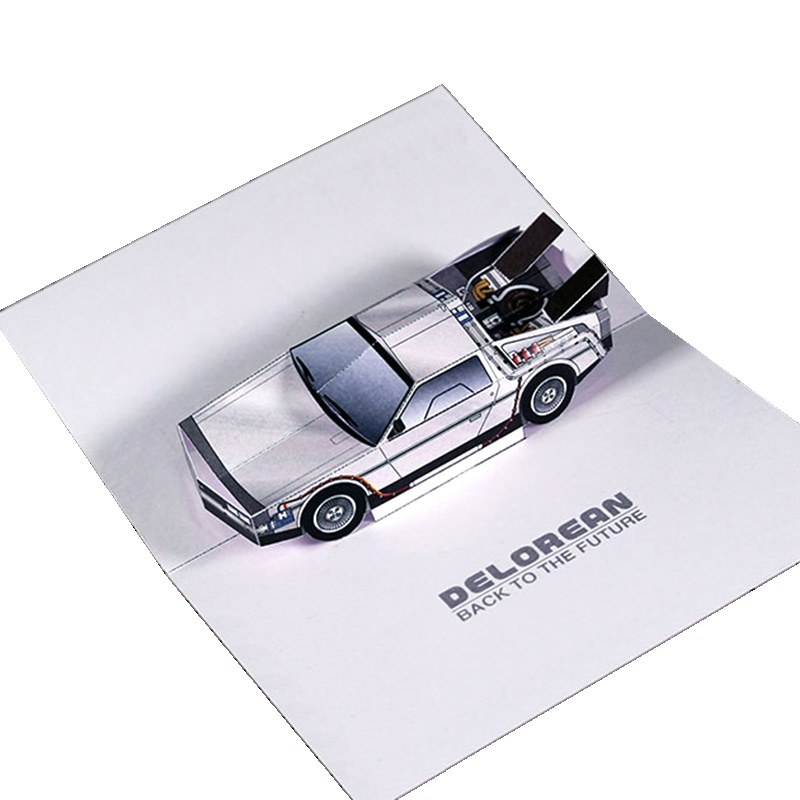 Back To The Future POP-UP Card - Art Craft Cardboard ulasan dan harga