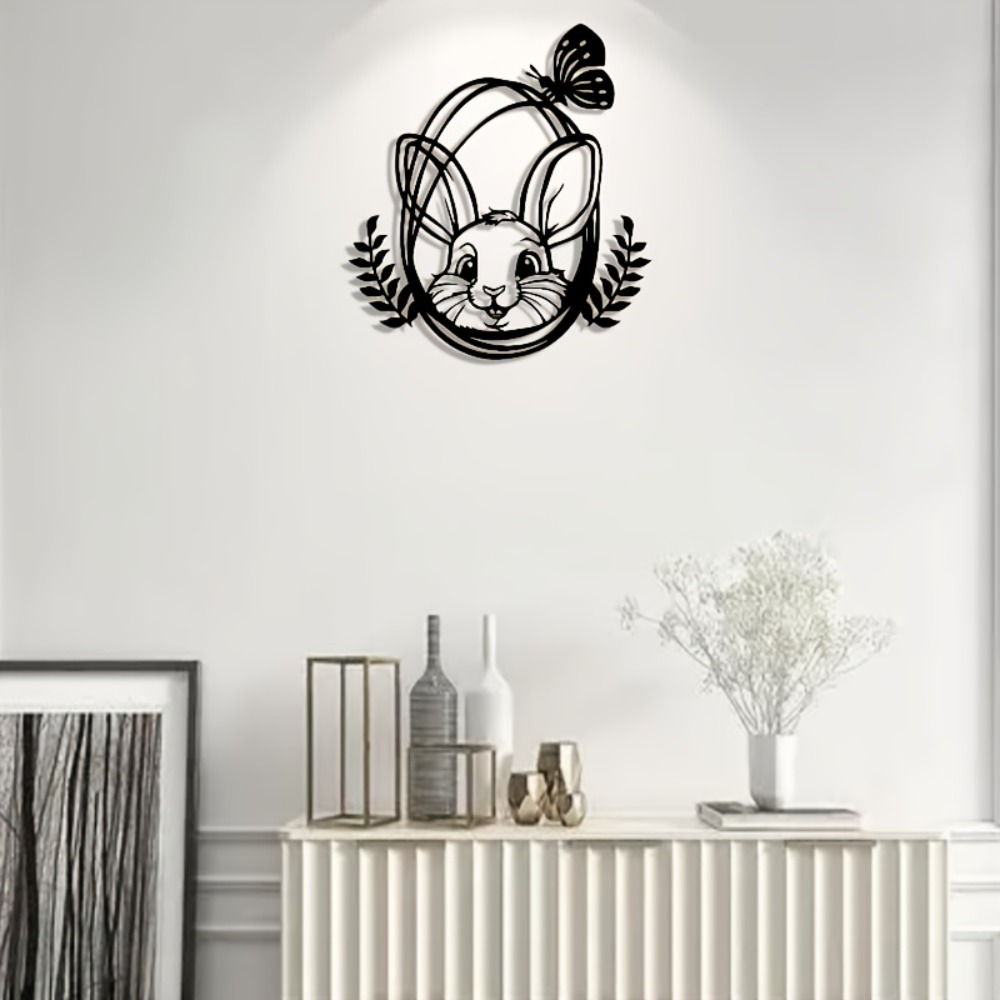 CIFBUY Metal Wall Art Bohemian - Art Craft Rabbit ulasan dan harga