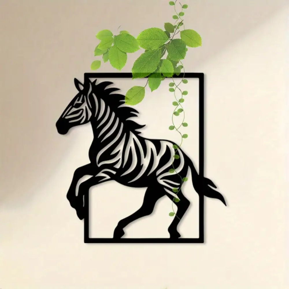 CIFBUY Metal Wall Art Zebra Ir - Art Craft Zebra ulasan dan harga