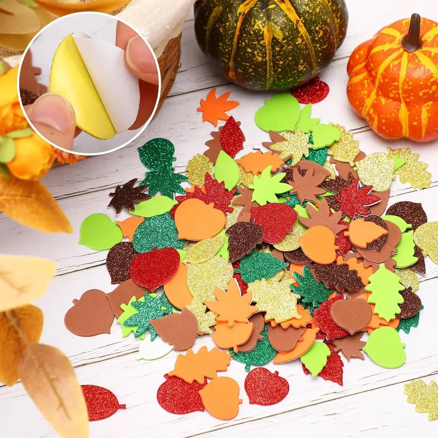Thanksgiving, Fall Craft Kit F - Art Craft With Leaves ulasan dan harga