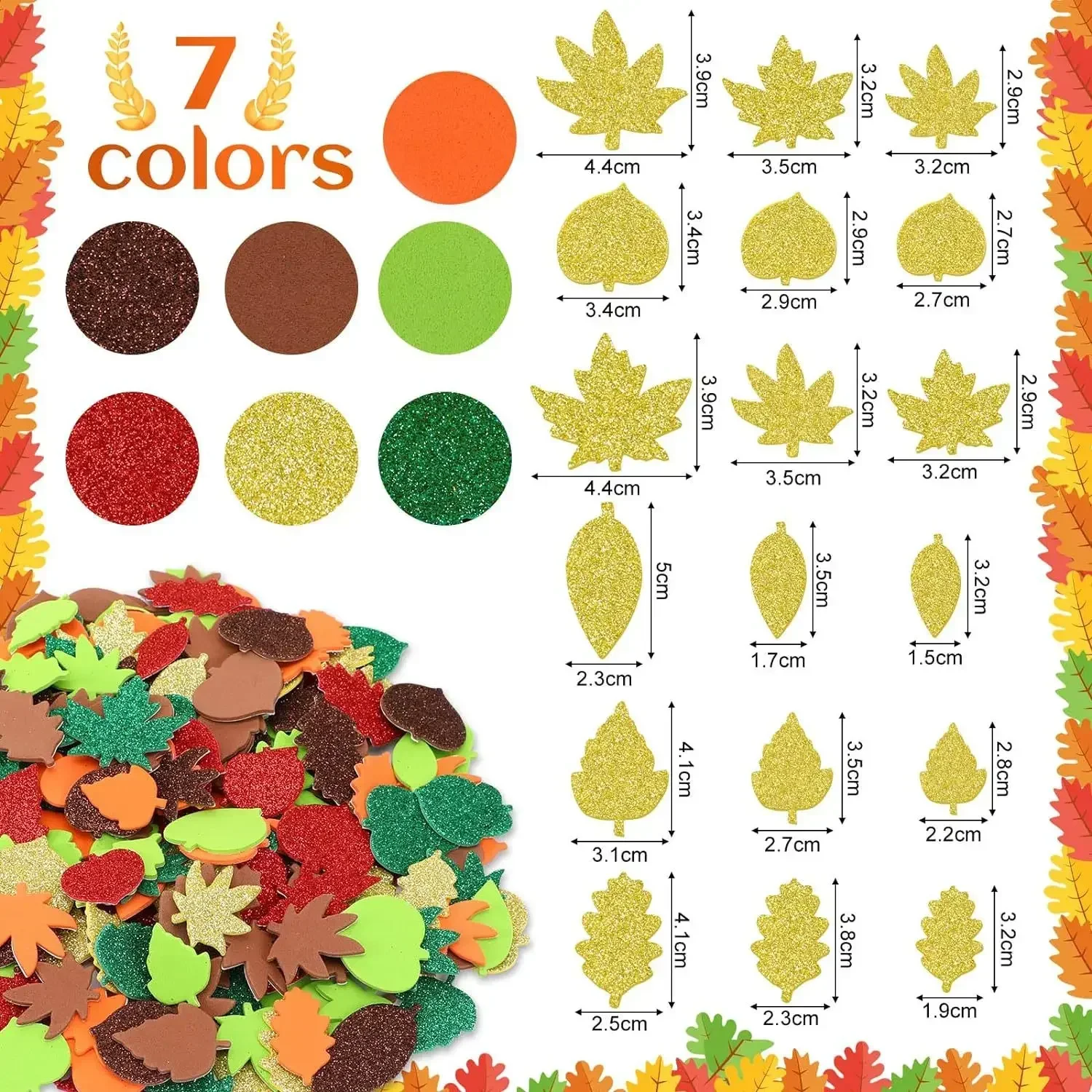 Thanksgiving, Fall Craft Kit F - Art Craft With Leaves ulasan dan harga