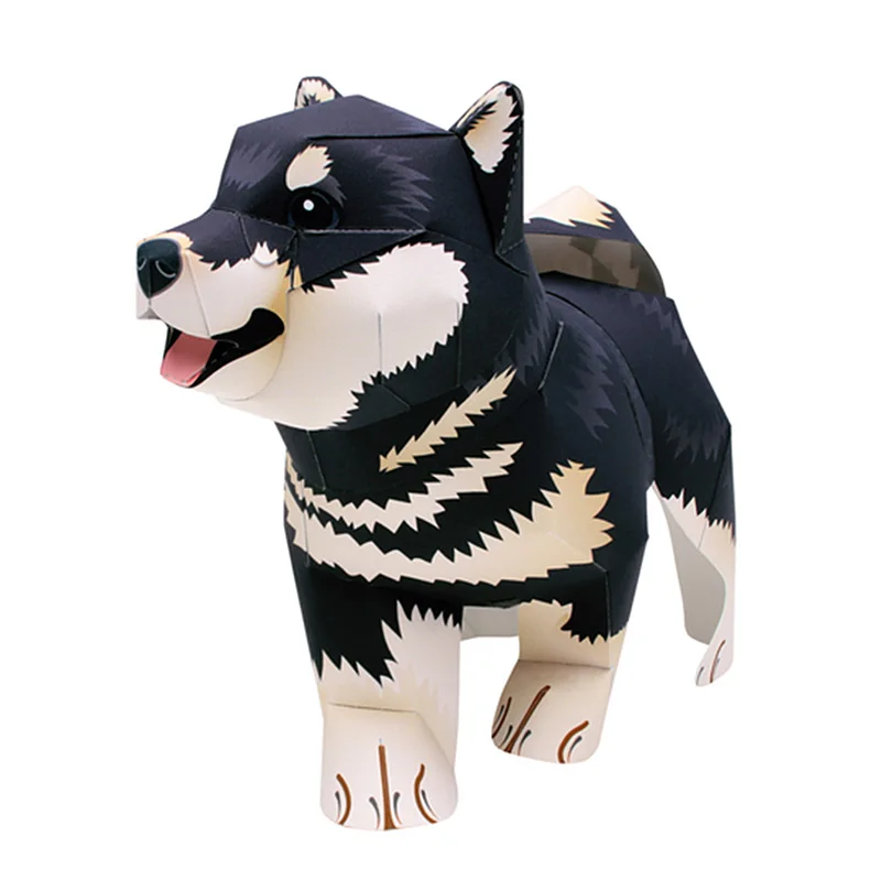 Black Shiba Inu Dog Handmade O - Art Craft Cardboard ulasan dan harga