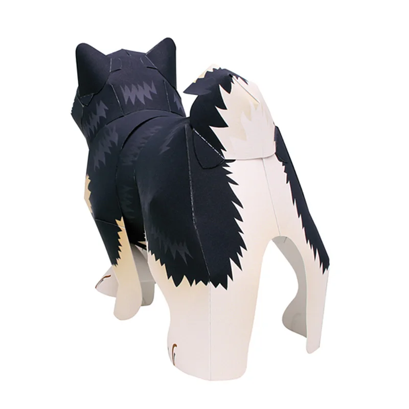 Black Shiba Inu Dog Handmade O - Art Craft Cardboard ulasan dan harga