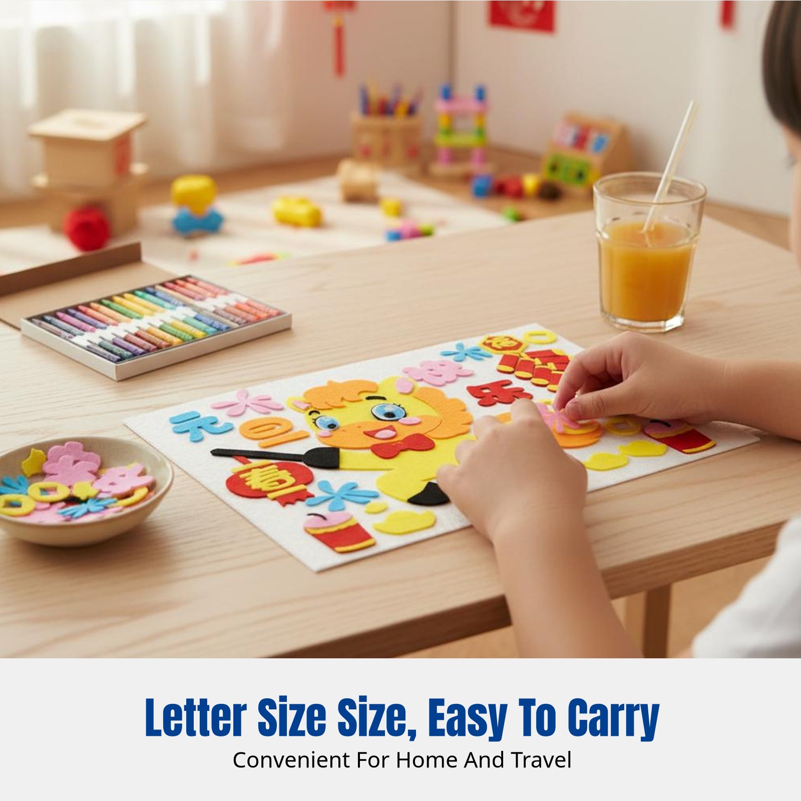 2026 New Year DIY Fabric Art S - Art Craft Kindergarten ulasan dan harga