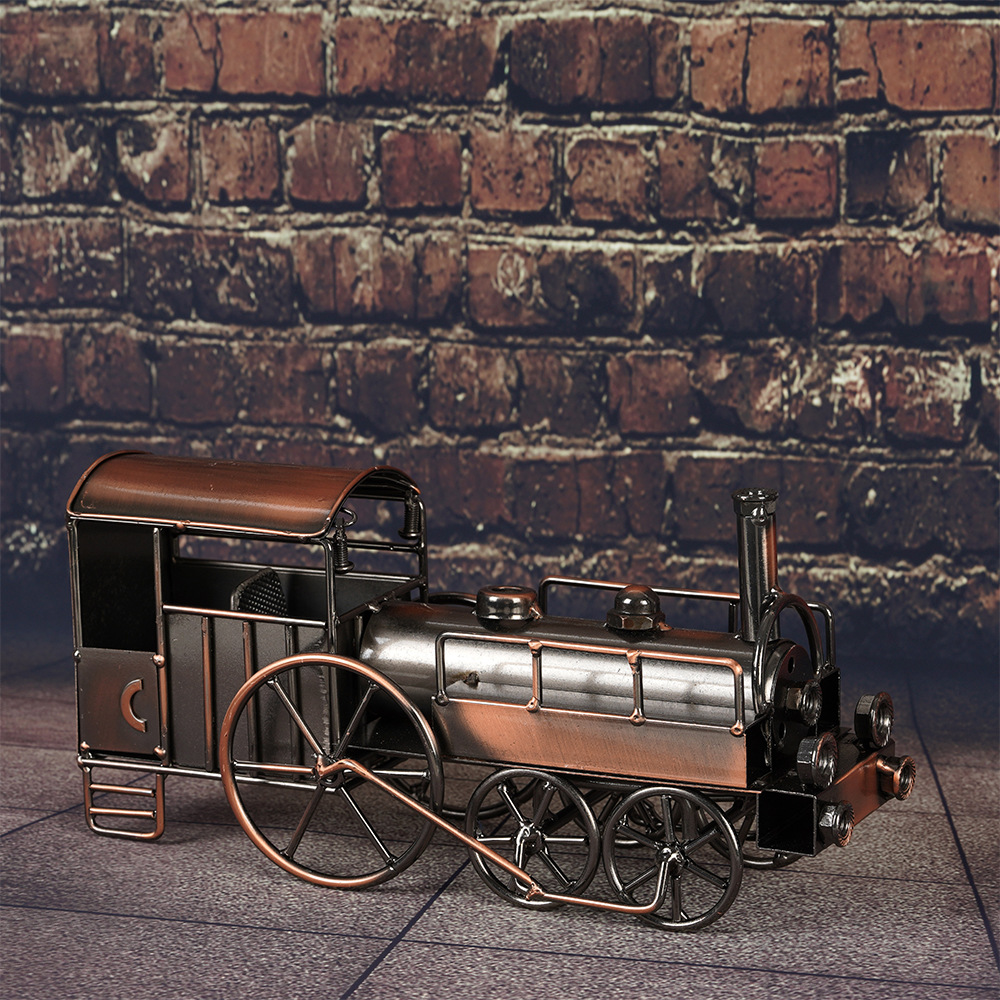Retro Vintage Lron Steam Locom - Art Craft Furniture ulasan dan harga
