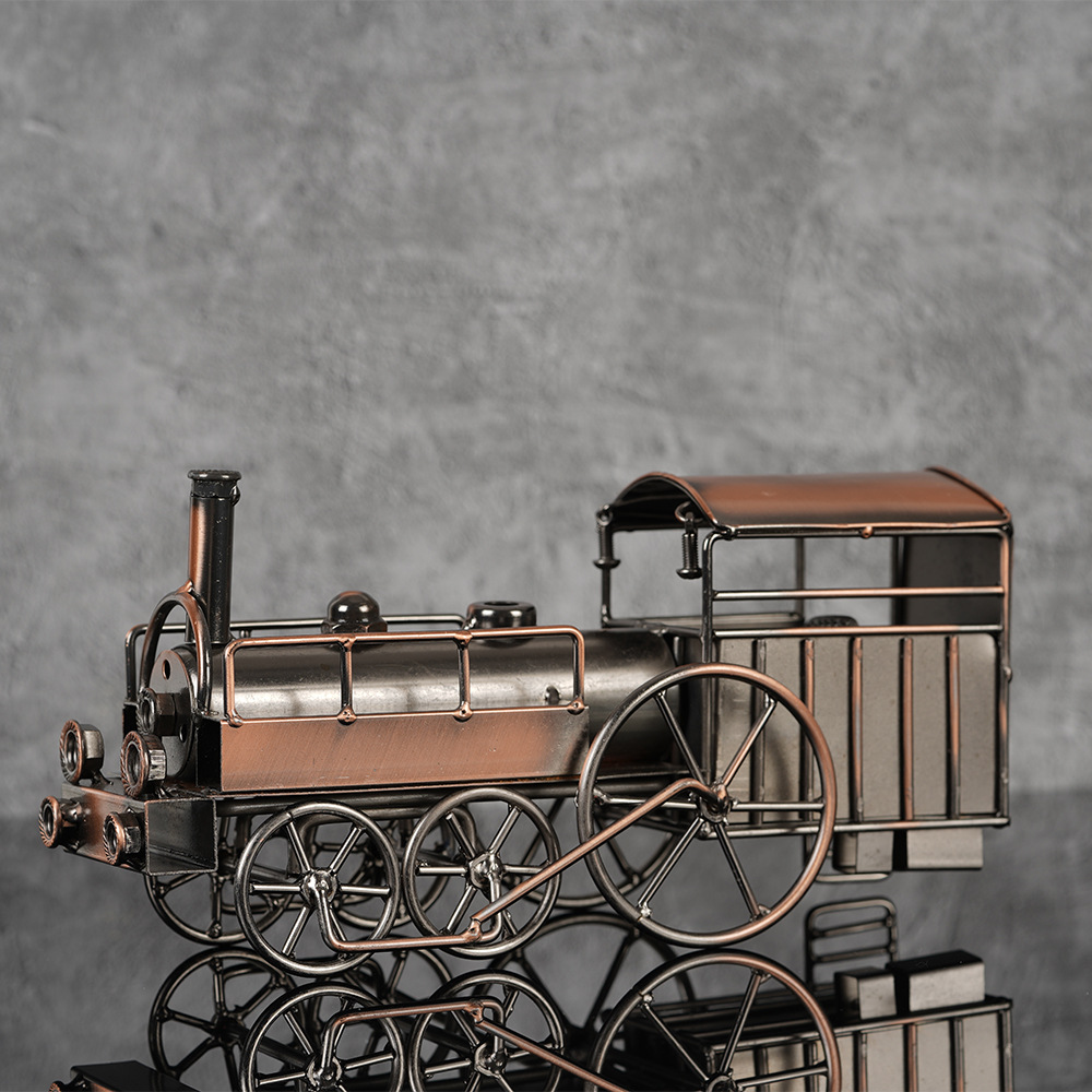 Retro Vintage Lron Steam Locom - Art Craft Furniture ulasan dan harga