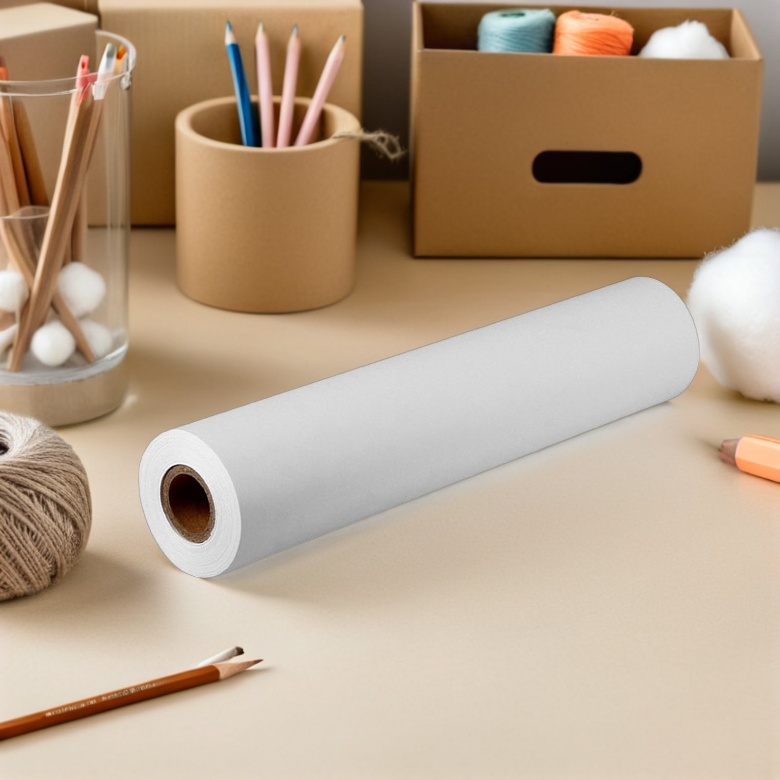 9M Drawing Paper Roll White Sk - Art Craft School ulasan dan harga