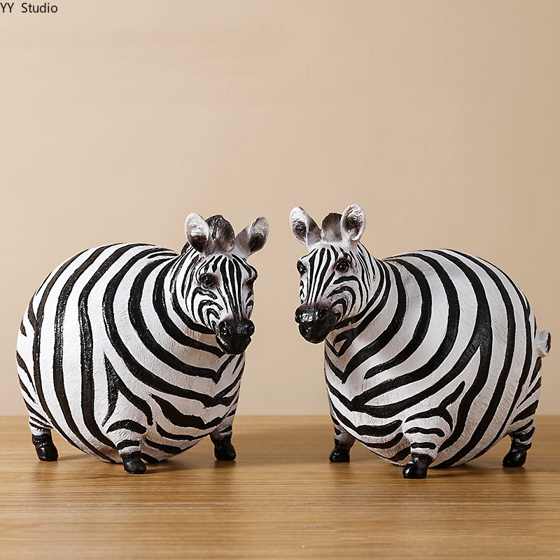 Nordic Creative Resin Zebra Or - Art Craft Zebra ulasan dan harga
