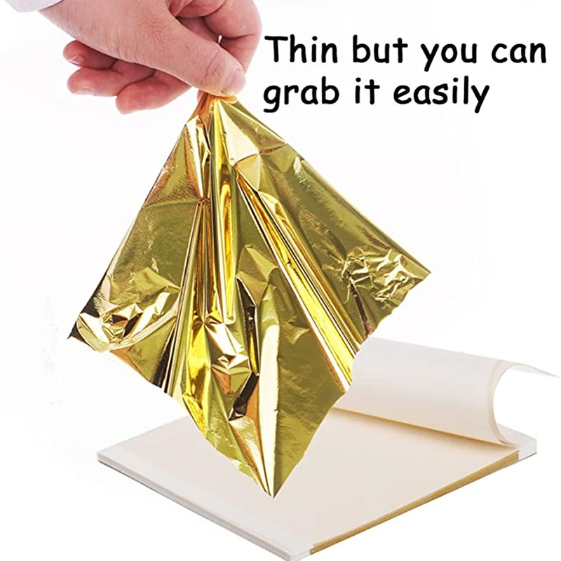 200Pcs Golden Leaf Foil Leaf S - Art Craft With Leaves ulasan dan harga