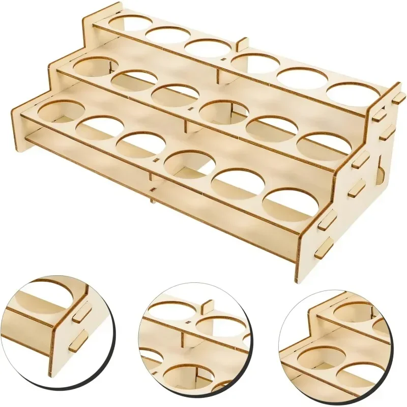 Wooden Paint Rack Organizer fo - Art Craft Display ulasan dan harga