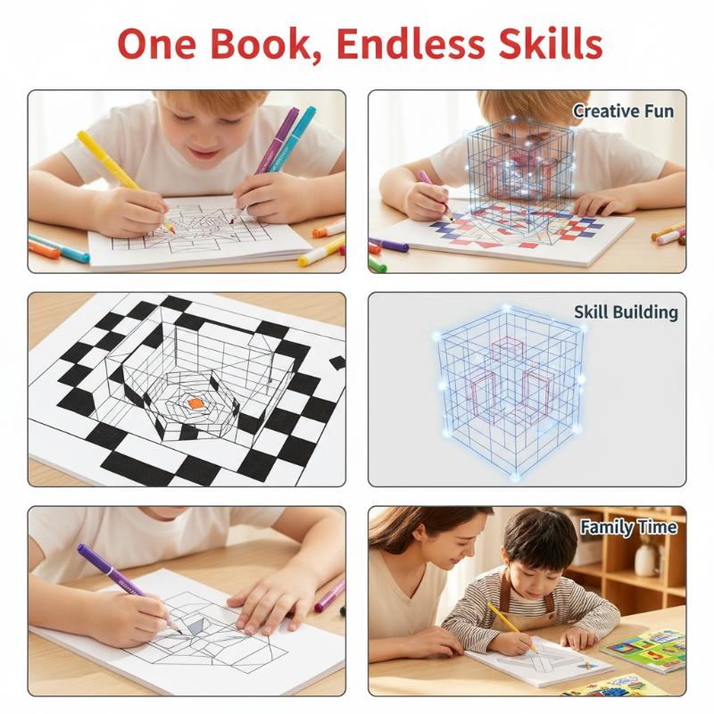 3D Magic Stereoscopic Art Craf - Art Craft Kindergarten ulasan dan harga