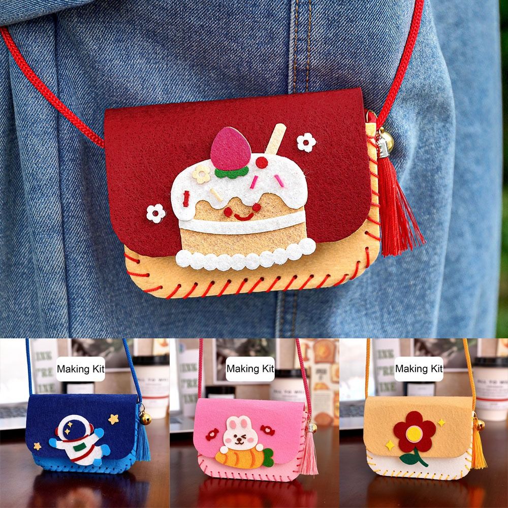 Cute Felt Felt Bag Making Kit  - Art Craft Kindergarten ulasan dan harga