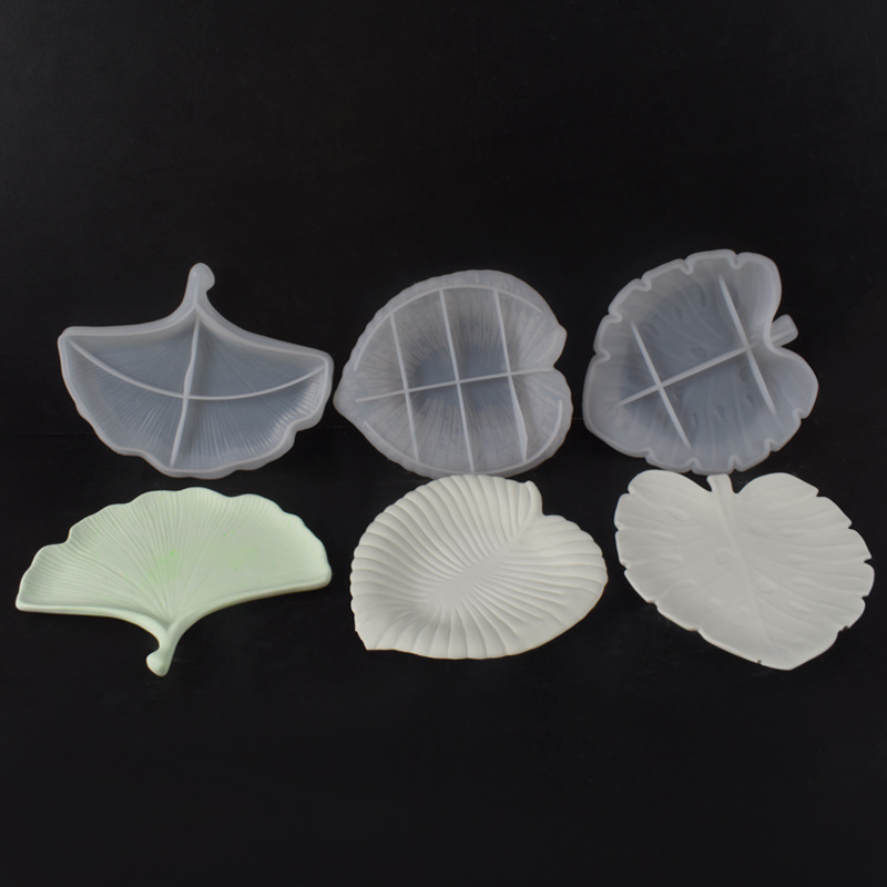 Plaster Cement DIY Leaf Dish M - Art Craft With Leaves ulasan dan harga