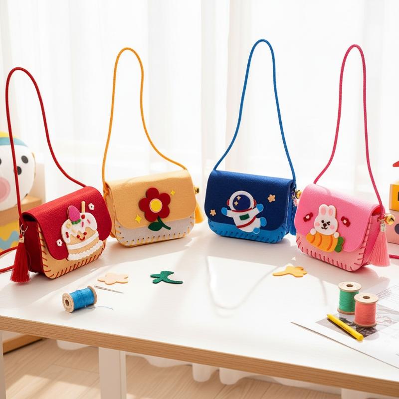 Felt Bag Making Kit for Childr - Art Craft Kindergarten ulasan dan harga