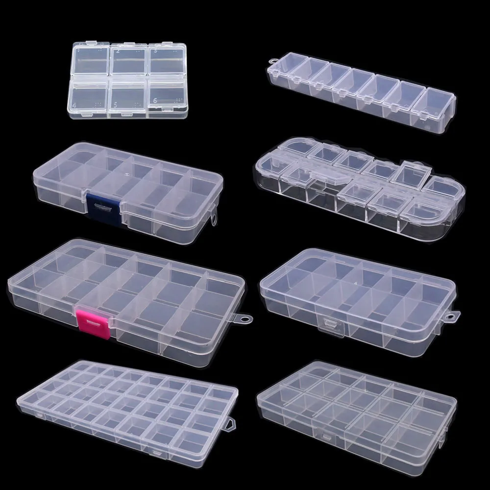 6-32 Compartments Plastic Stor - Art Craft Display ulasan dan harga