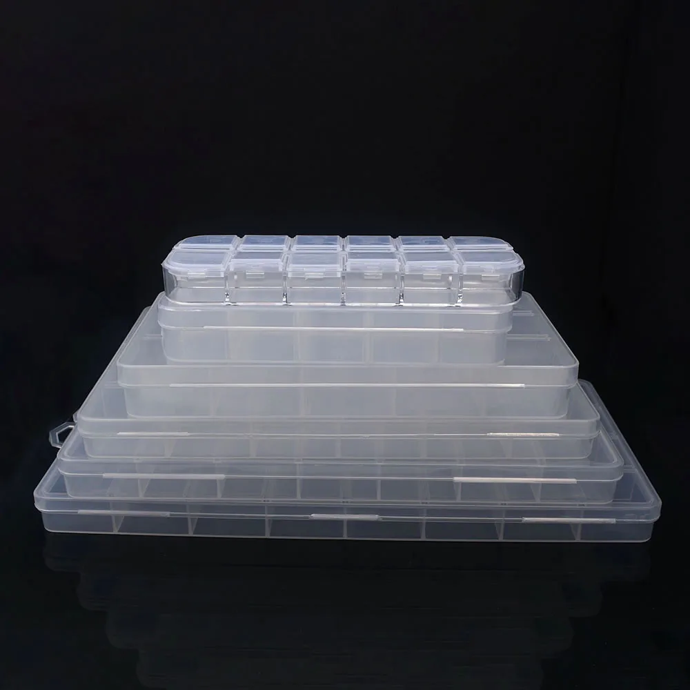 6-32 Compartments Plastic Stor - Art Craft Display ulasan dan harga