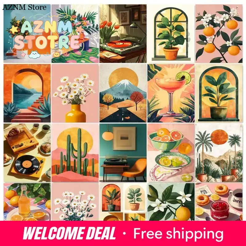 GATYZTORY Frame Diy Painting B - Art Craft Number ulasan dan harga