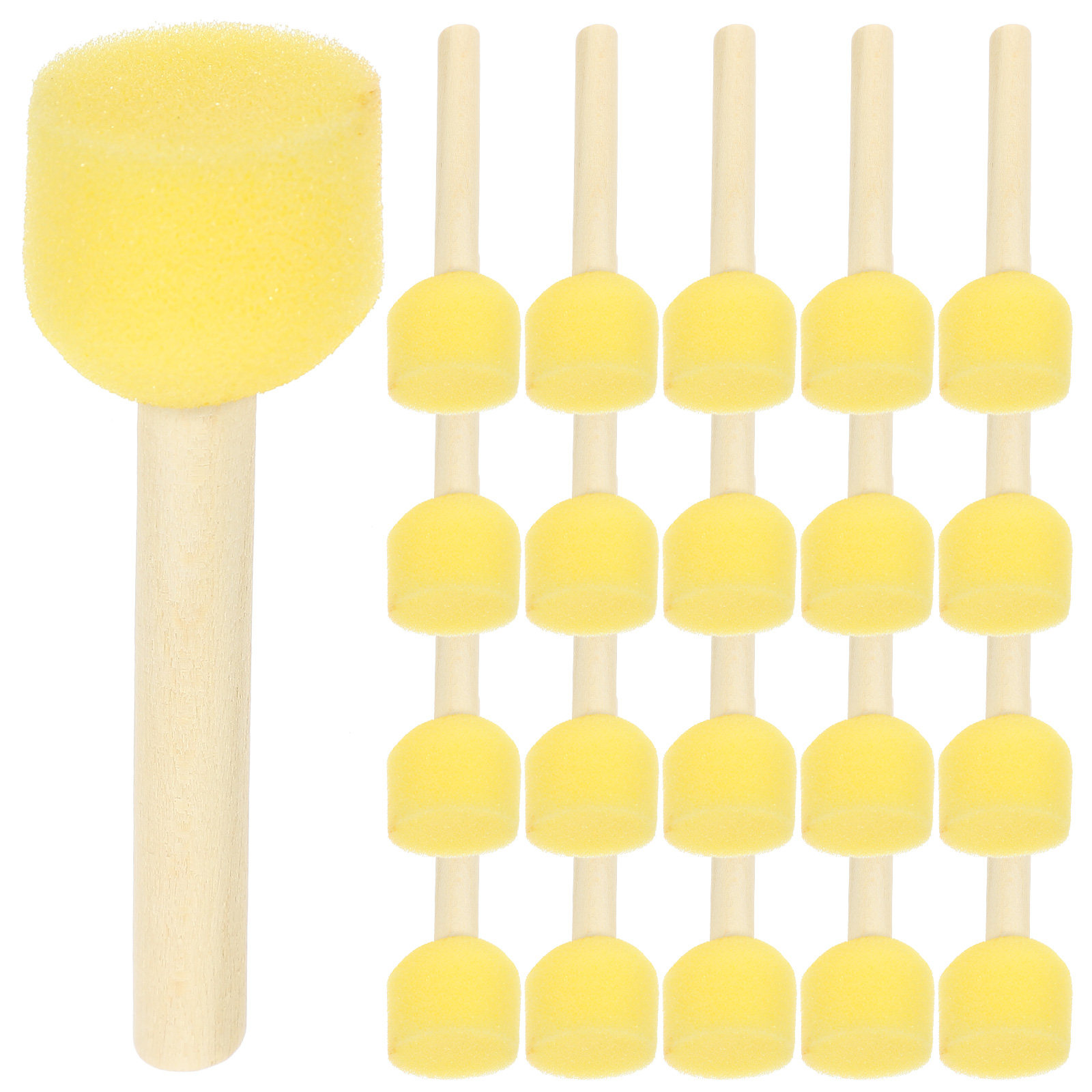 20Pcs Painting Sponge for Kids - Art Craft Kindergarten ulasan dan harga