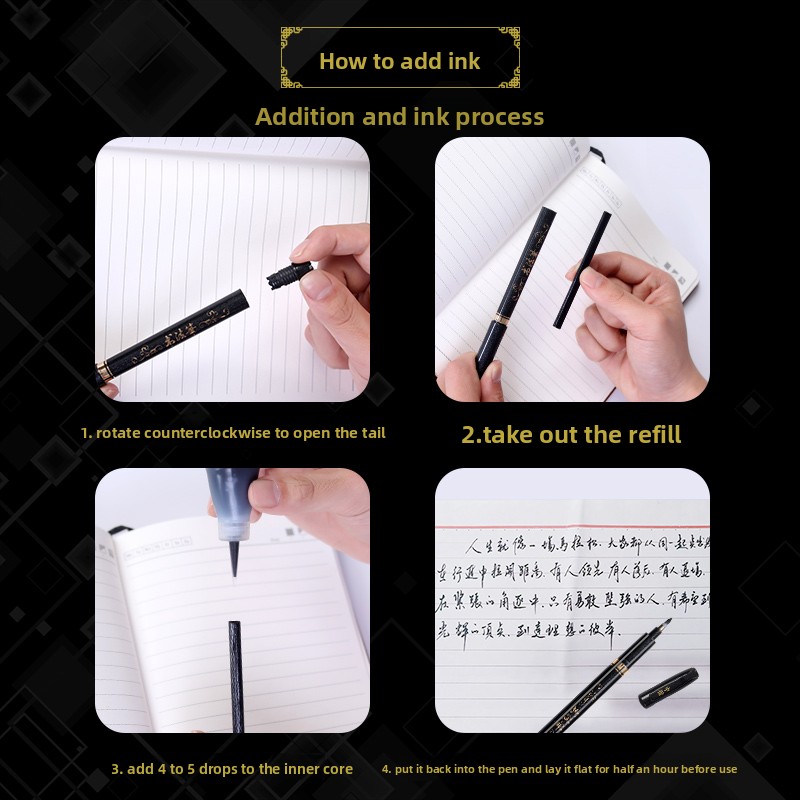 4PCS/SET Calligraphy Art Marke - Art Craft School ulasan dan harga