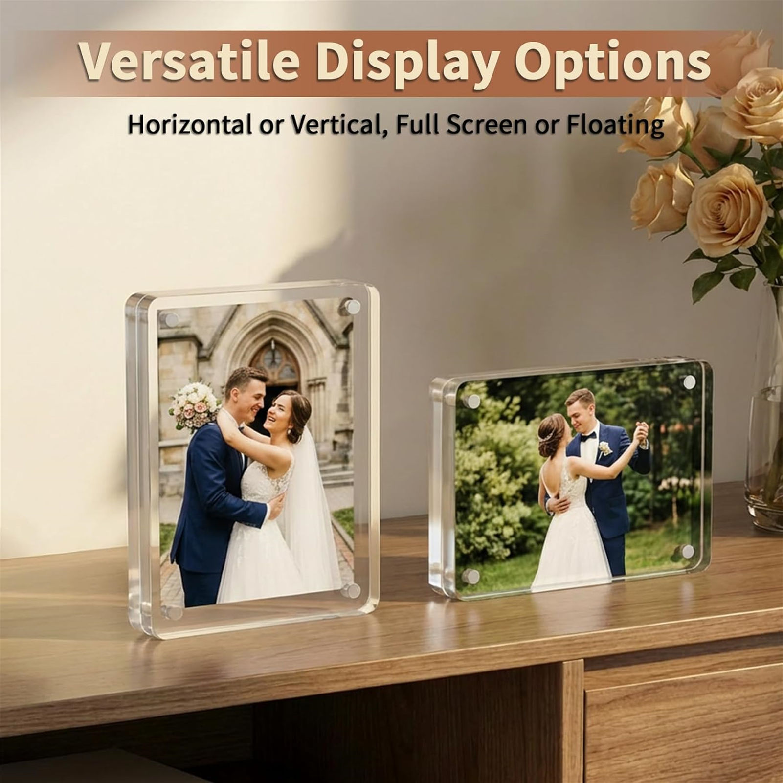 Acrylic Magnetic Photo Frame 2 - Art Craft Display ulasan dan harga