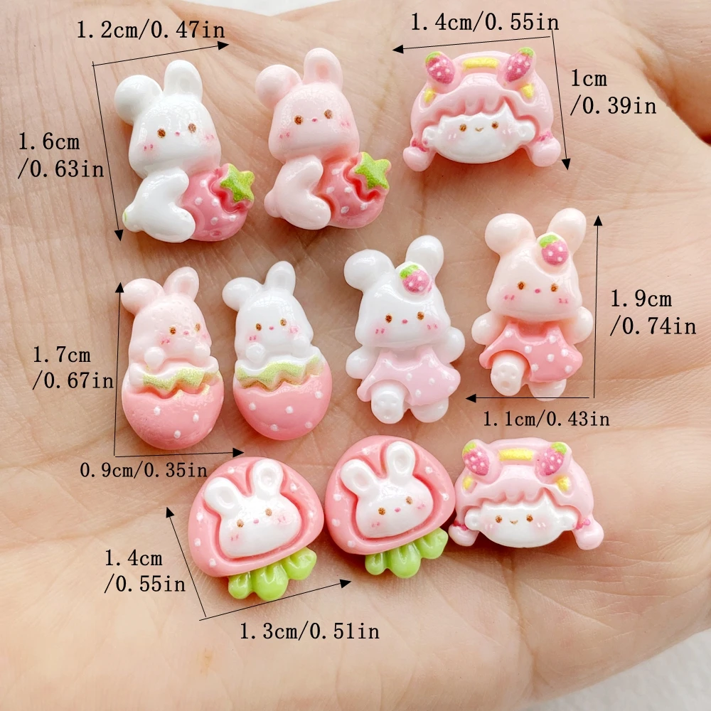 30pcs Resin Colorful Mini Cart - Art Craft Rabbit ulasan dan harga