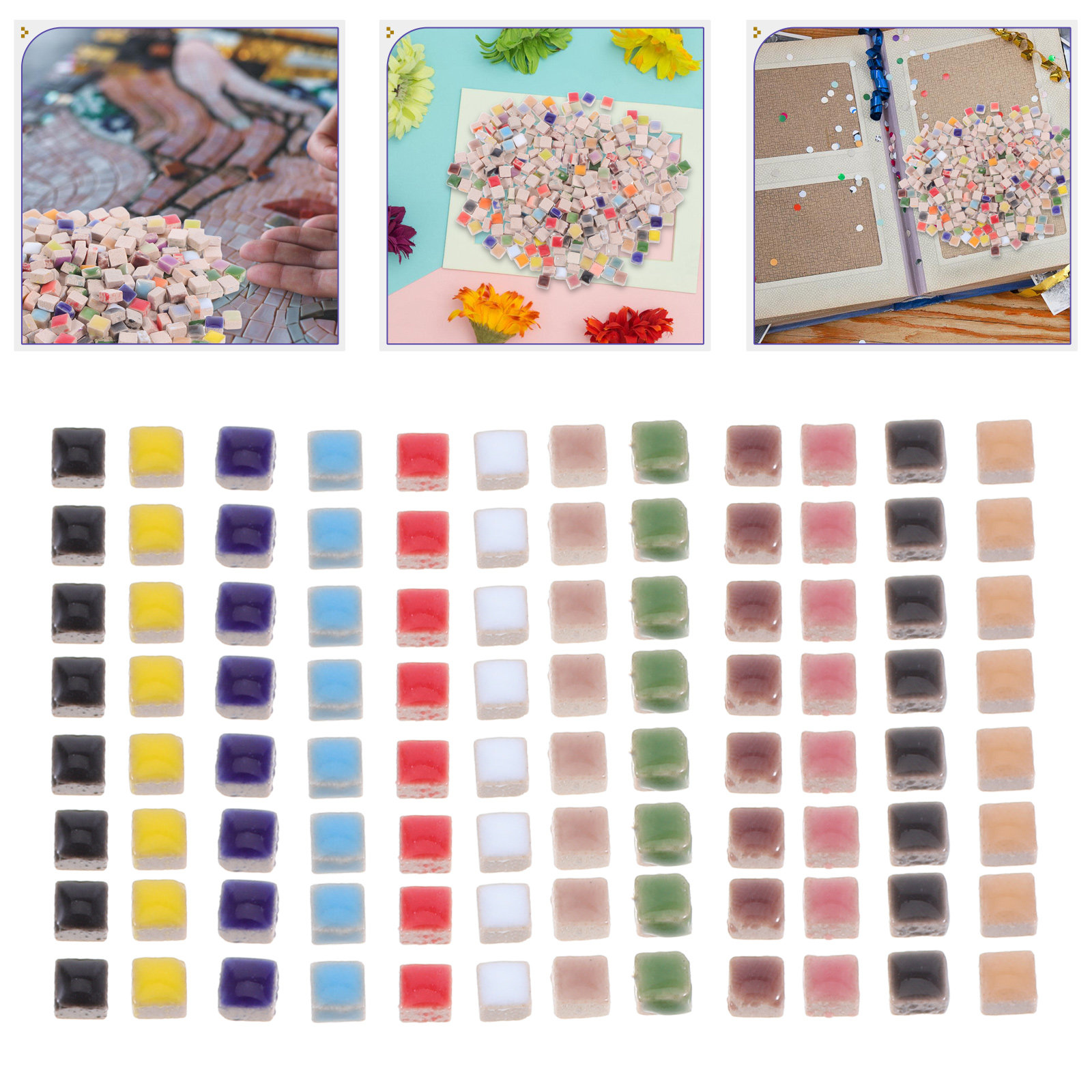 Mosaic Ceramic Tiles for DIY A - Art Craft Furniture ulasan dan harga