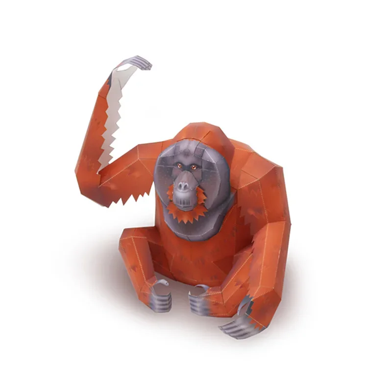 Orangutan Gorilla Origami Art  - Art Craft Cardboard ulasan dan harga