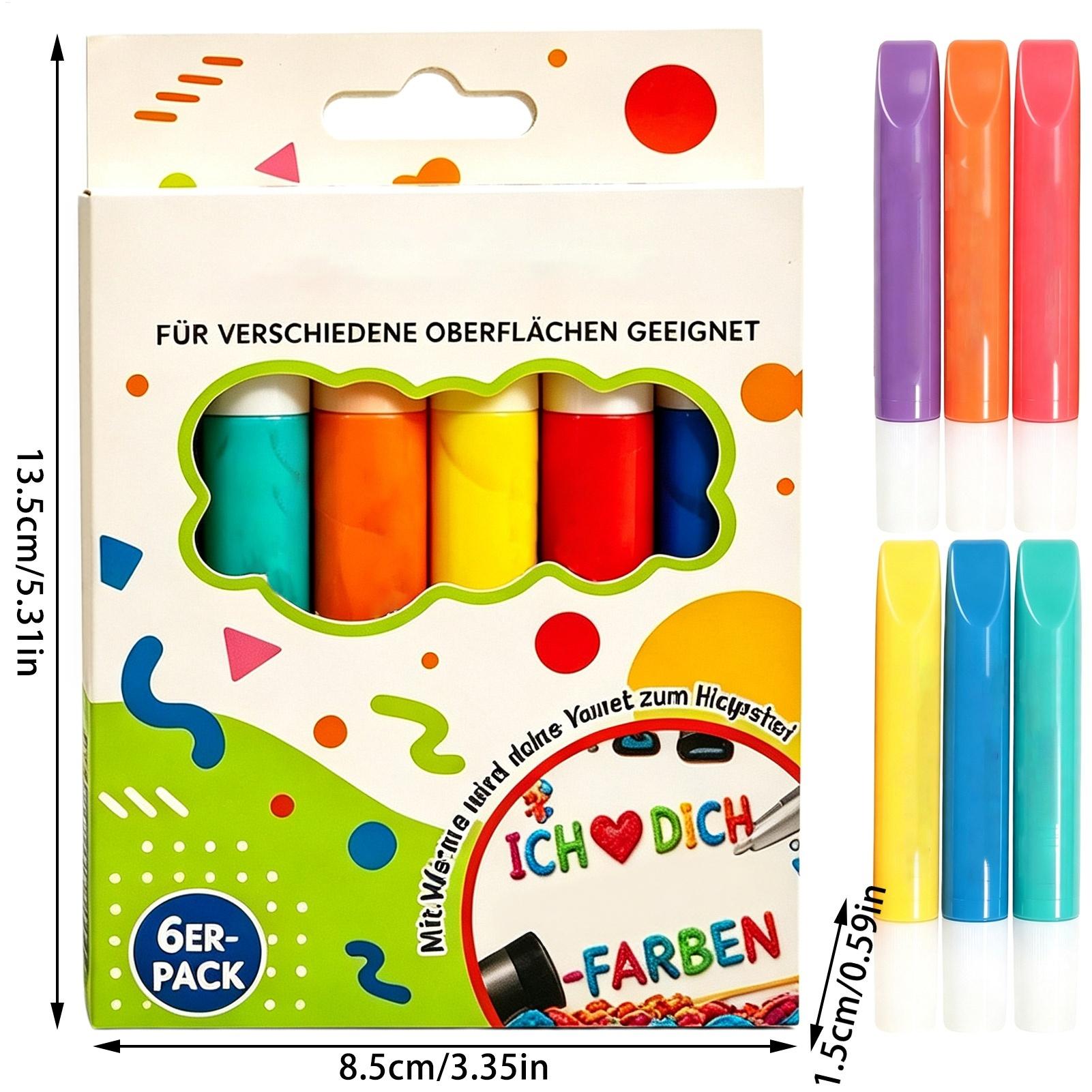 Bubble Pen 6/12 Piece Art Draw - Art Craft School ulasan dan harga